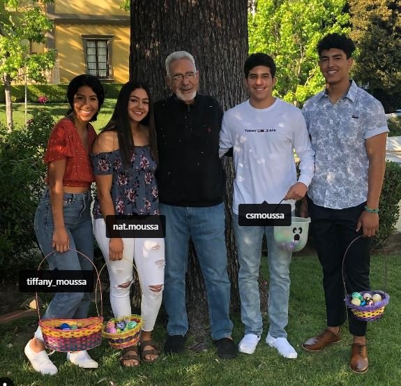 jeremy moussa with his two sisters and brother