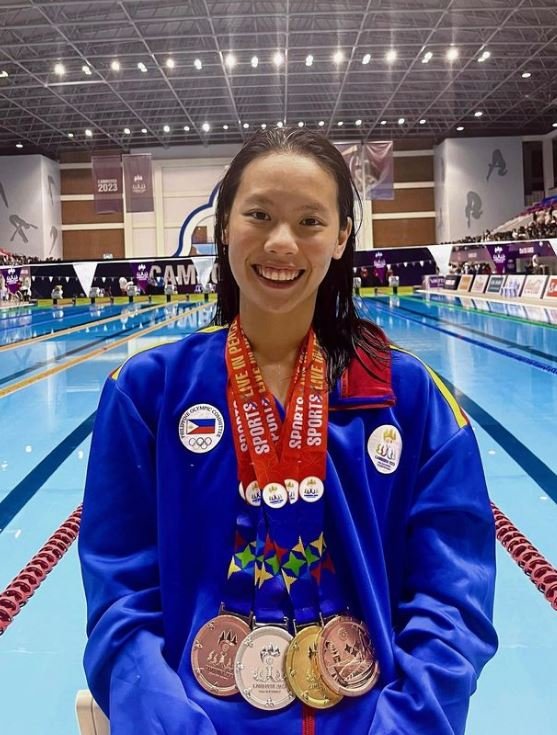 xiandi chua won medals in swimming