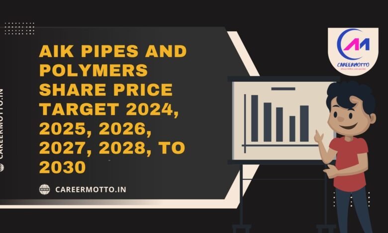 AIK Pipes And Polymers Share Price Target 2024, 2025, 2026, 2027, 2028, To 2030